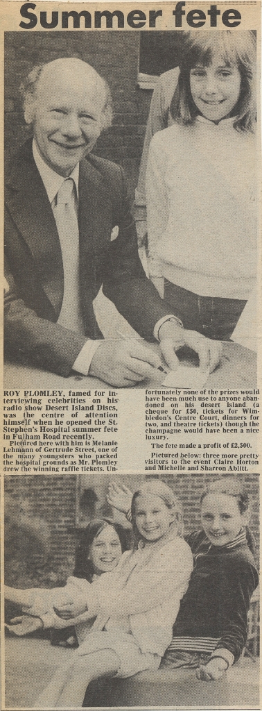 19820625 ROY PLOMLEY ST STEPHENS HOSPITAL SUMMER FETE CN.jpg